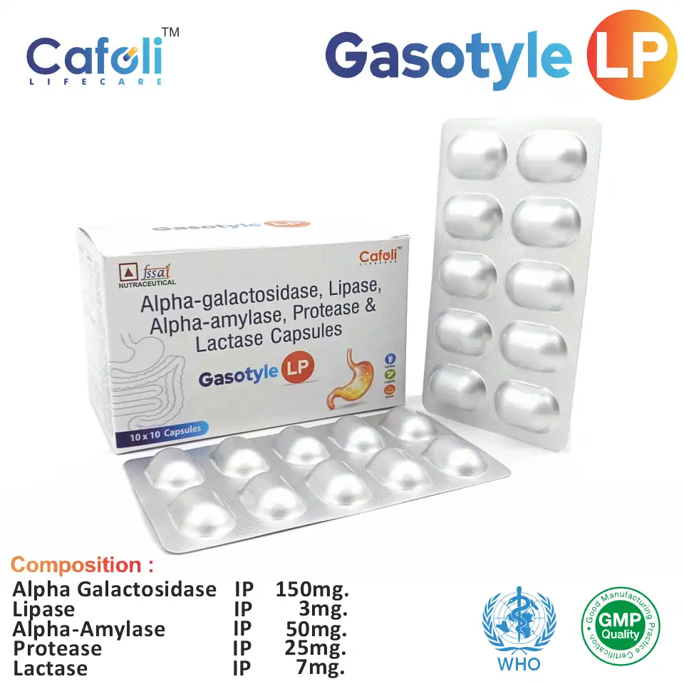 Gastyle LP Capsule Broad Spectrum Digestive Enzyme Supplement for PCD Franchise